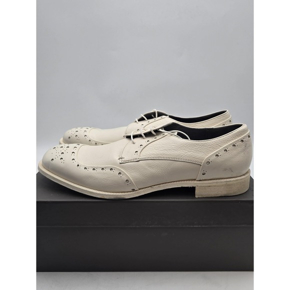 Robert Clergerie Brogue‎ Shoes Mens Size 11 White Leather P/GABY01 Dress New main image 5
